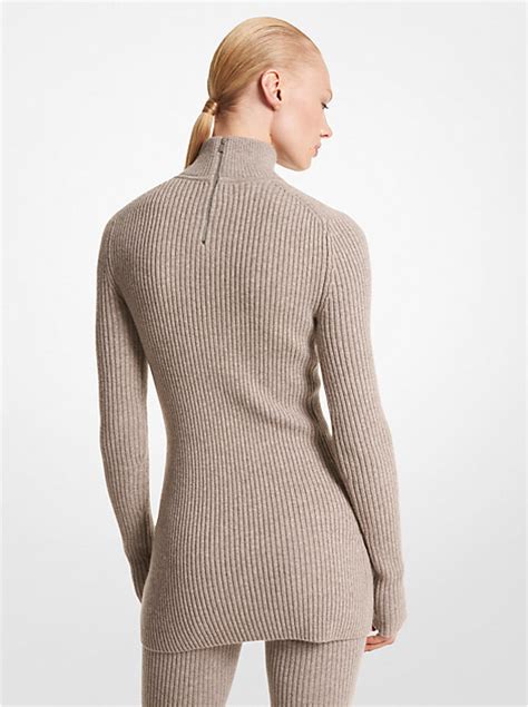 michael michael kors tunika|Stretch Cashmere Tunic Turtleneck .